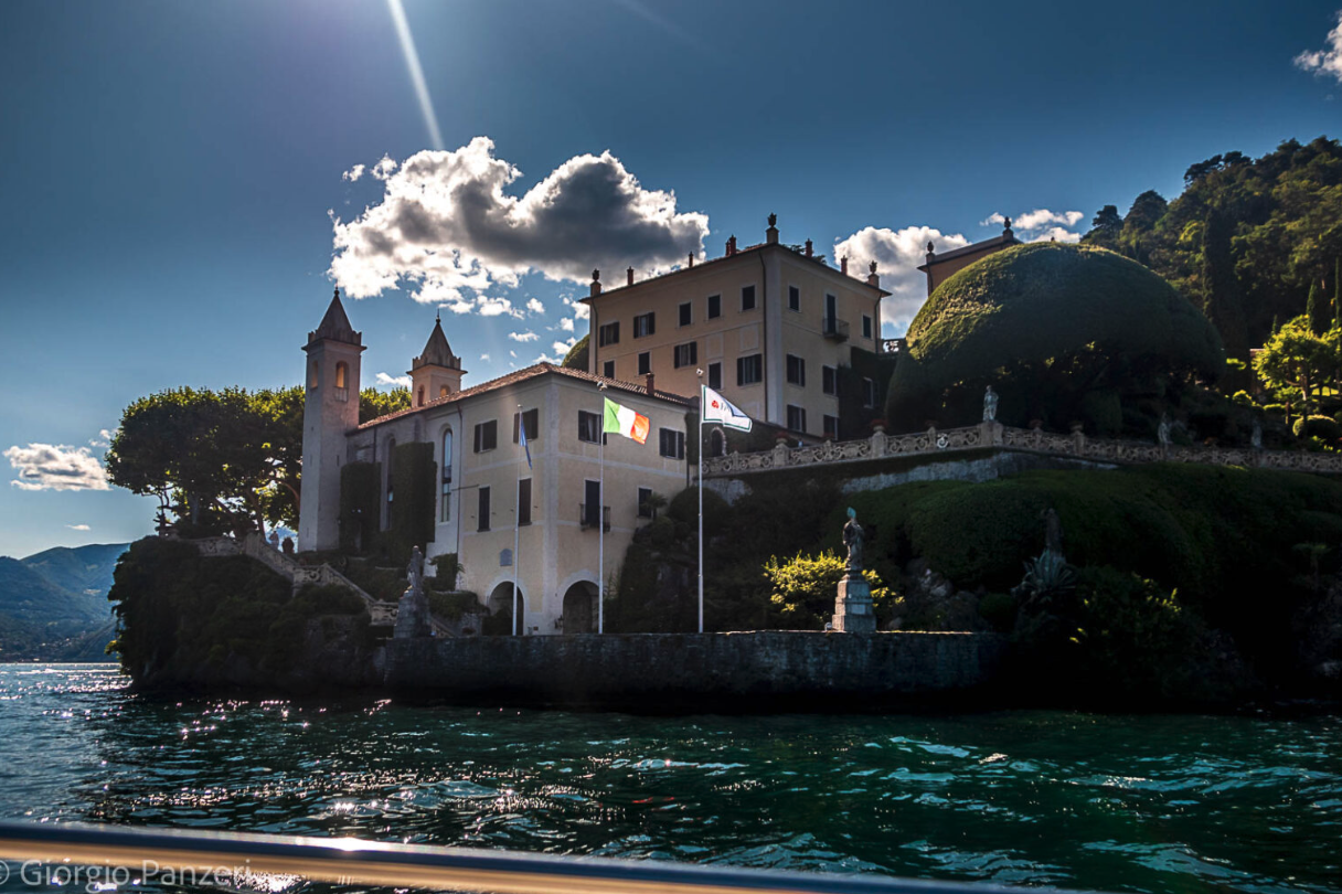 La villa del Balbianello sul lago di Como